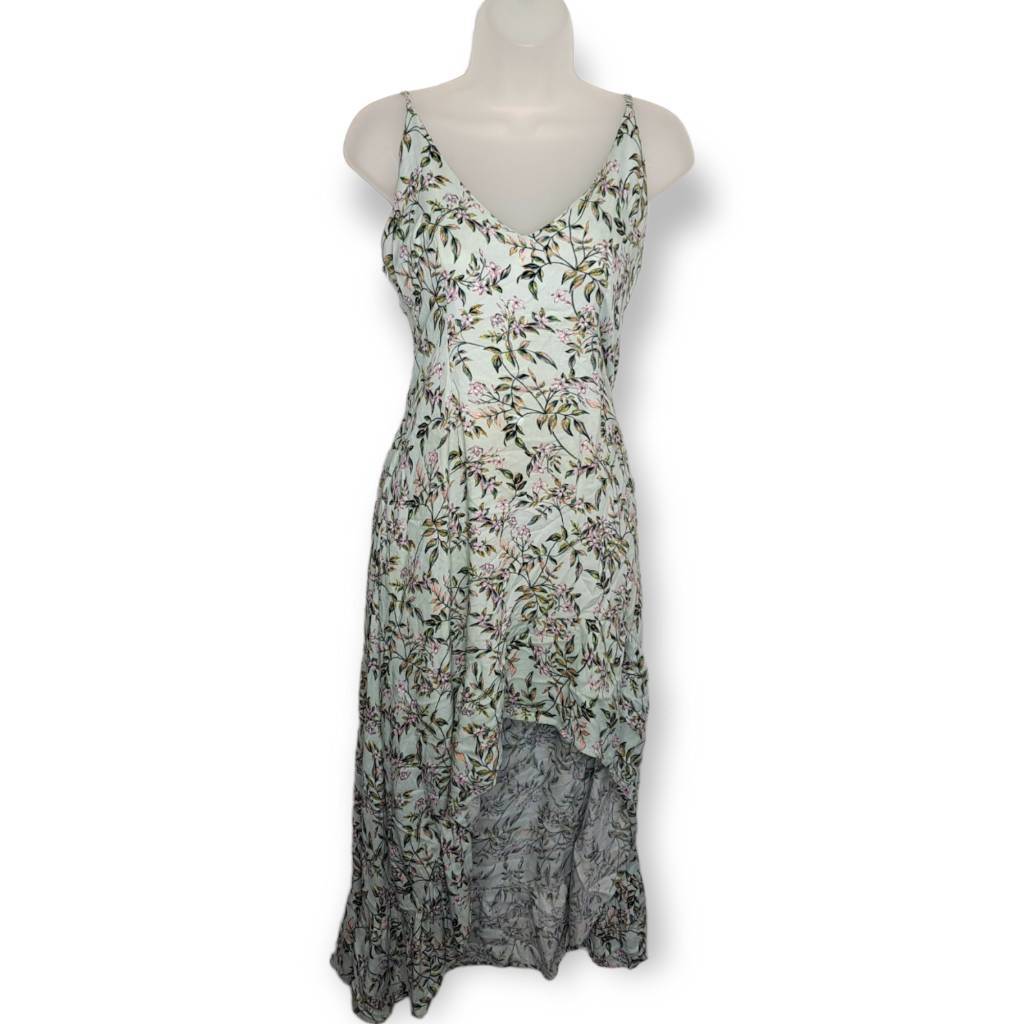 Some Days Lovin REVOLVE Floral Hi Low Dress in Mint size XS