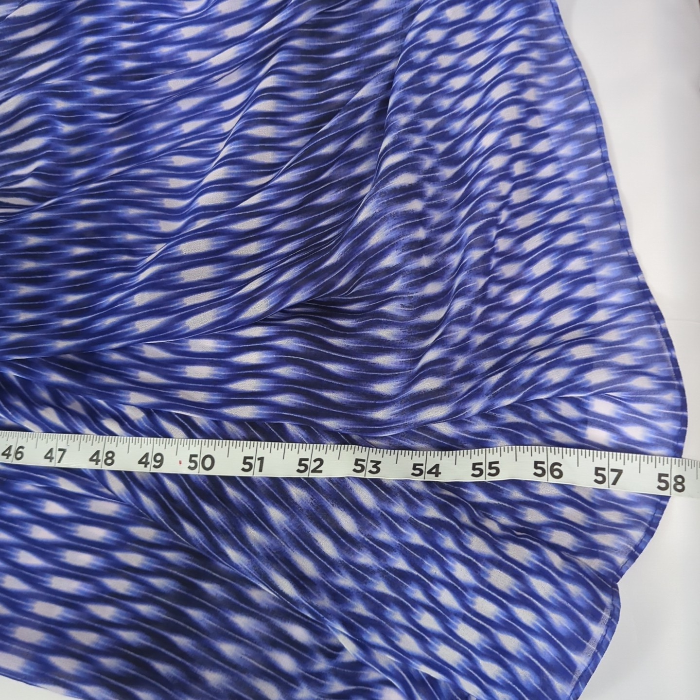 Calvin Klein Size 8 Fit & Flare Side Zip Chiffon Byzantine Blue Maxi Dress NWT!