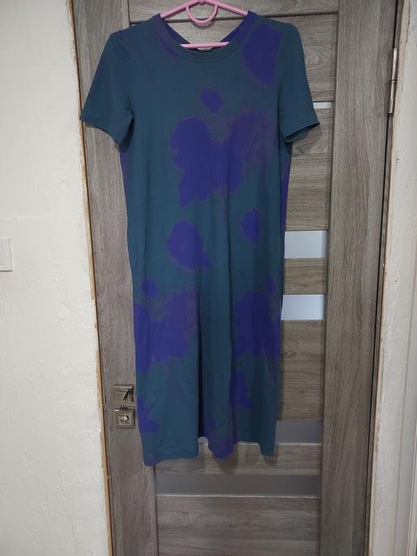 Women COS dress green cotton 34/XS/42 #6PJ2