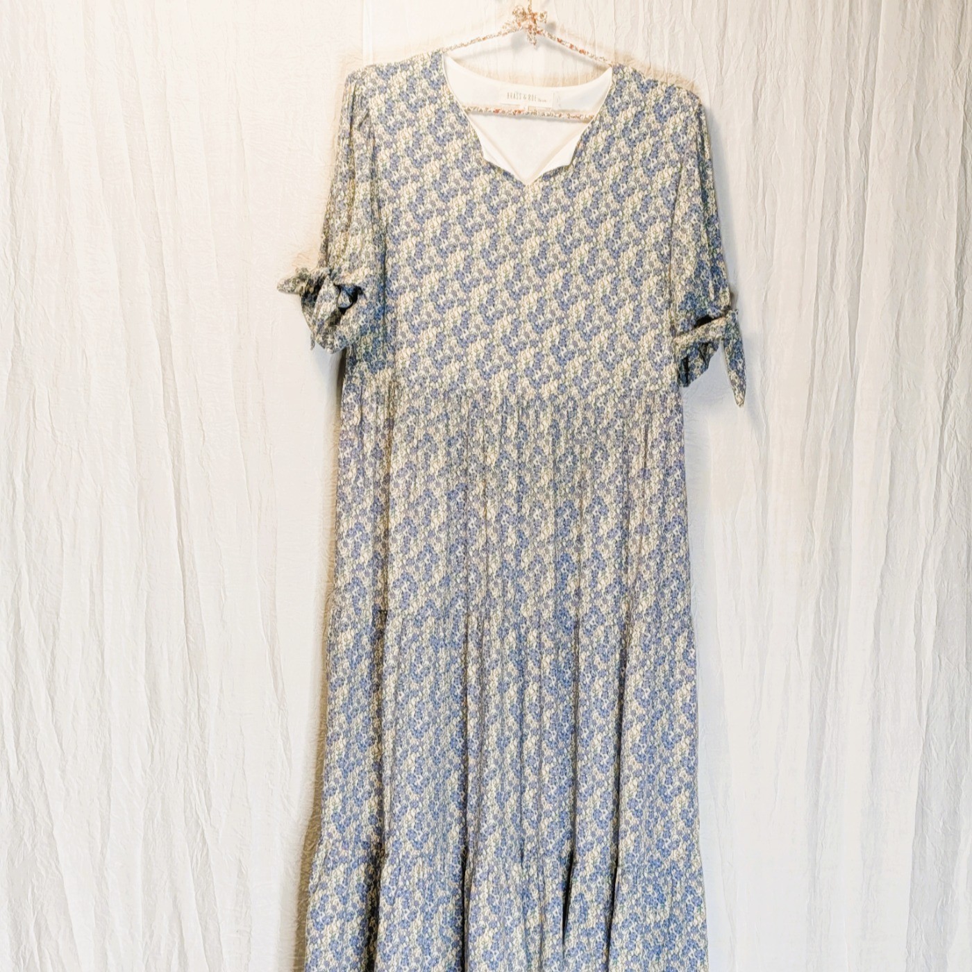 Brass & Roe by cts Bohemian Soft Breezy Maxi Dress Size Large Effortless