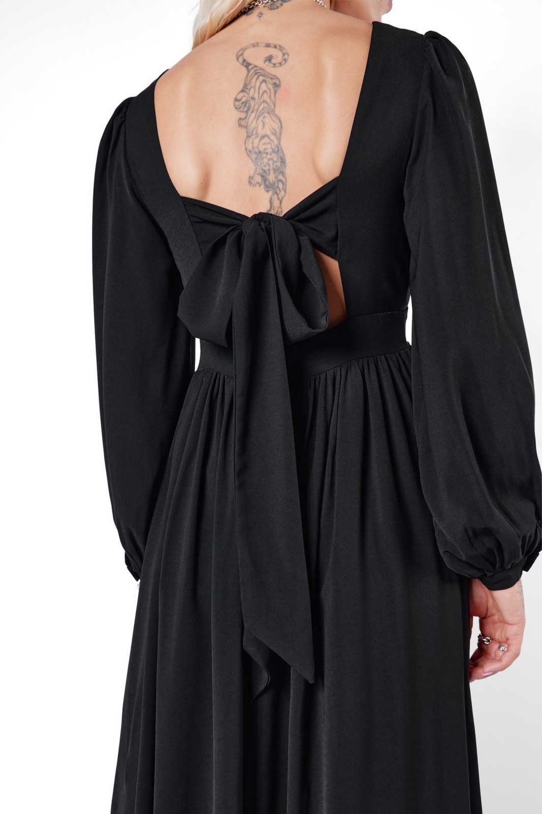NWOT Mary Wyatt Morgana Tie Back Maxi Dress Size UK 14 *RRP £90*