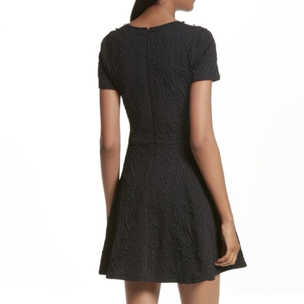 Opening Ceremony Desert Jacquard Flare Dress Black Size L
