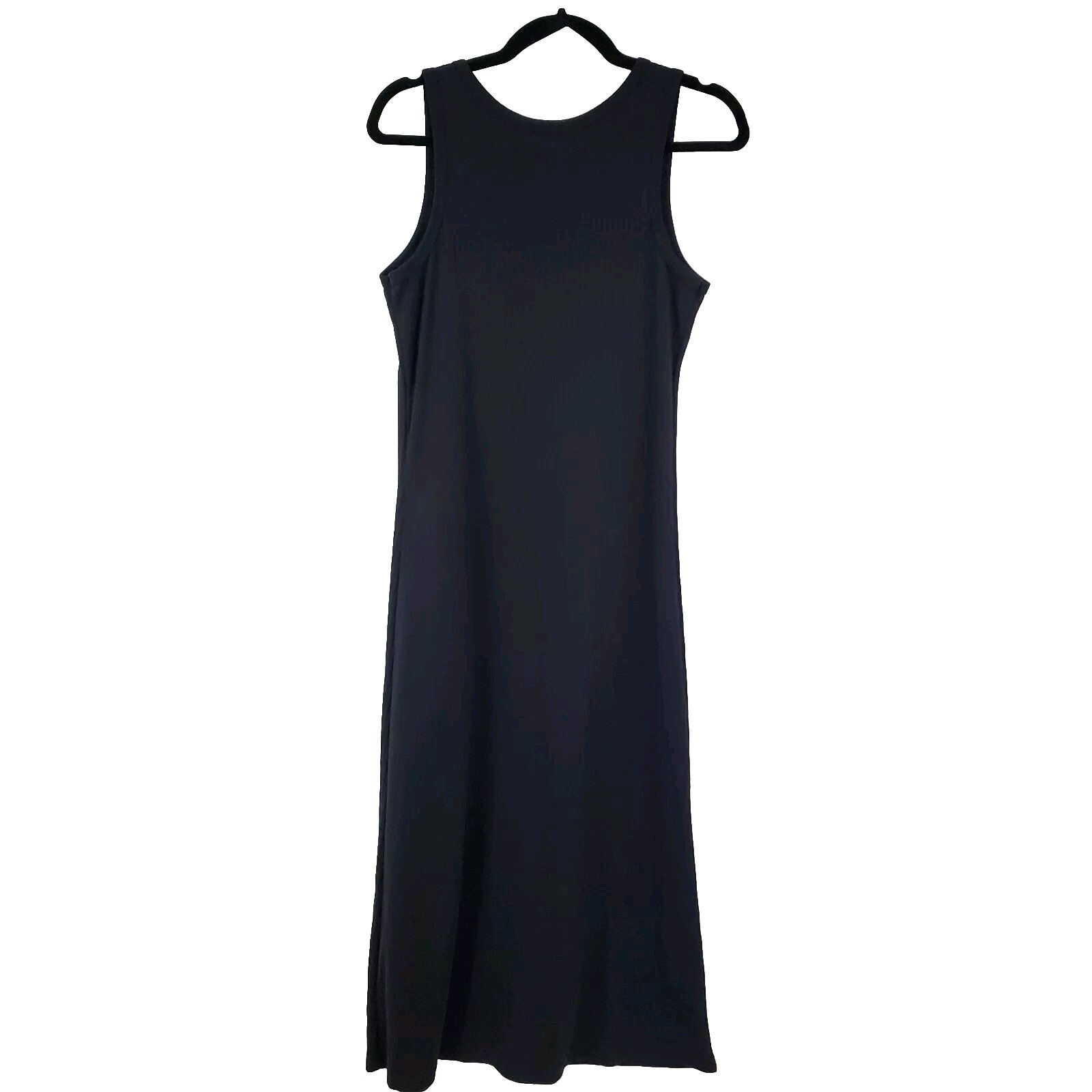 Basic Equipment Ribbed Maxi Dress sz M Blue USA Sleeveless