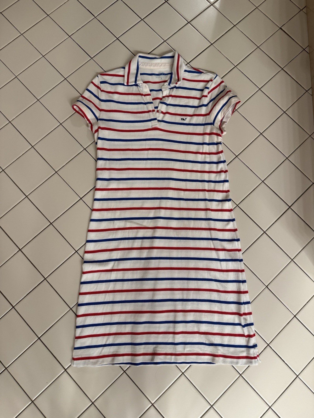 Vineyard Vines Women’s Sleeveless Dress Small, Red/White/Blue Stripes, USA