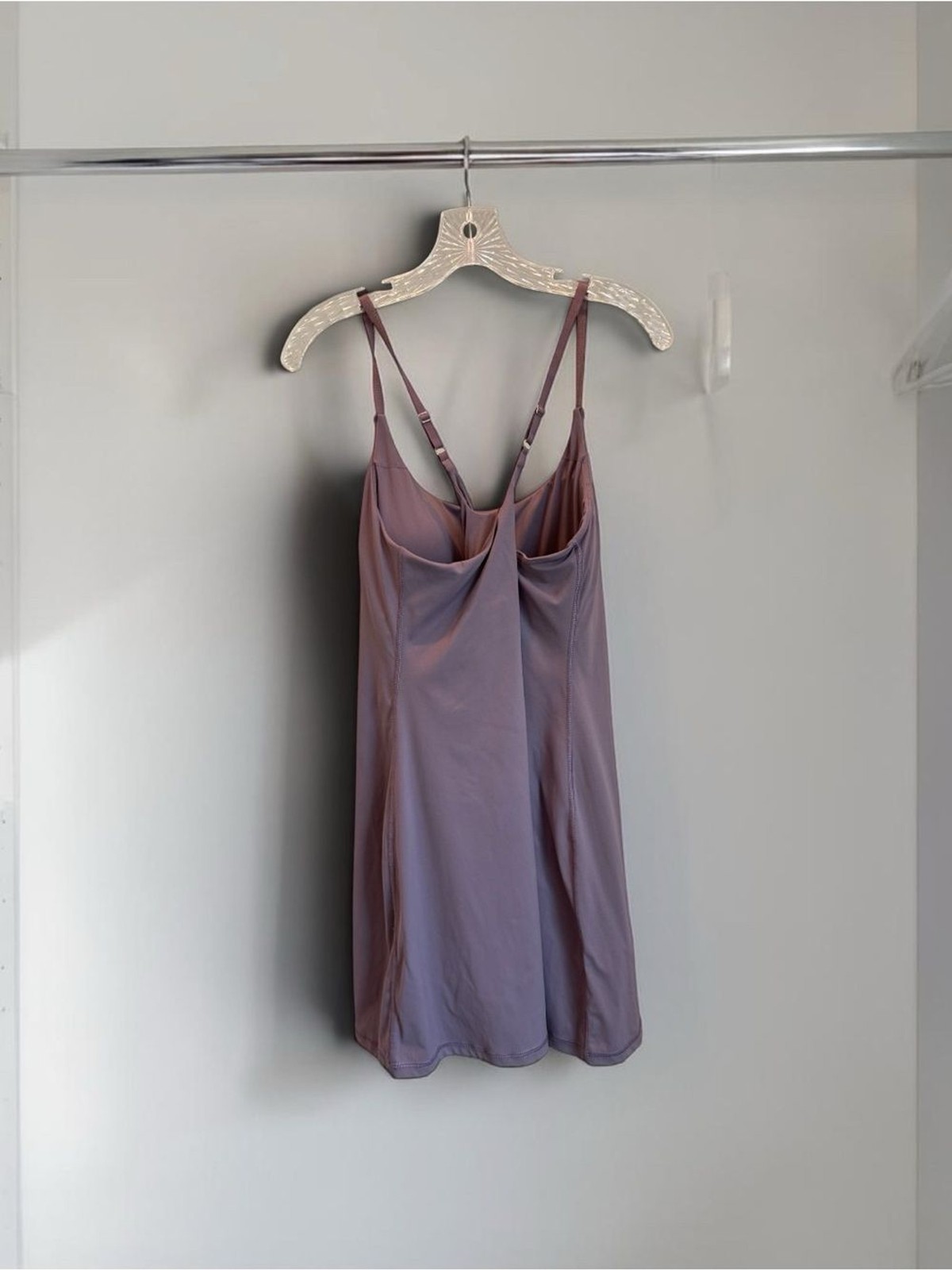 IUGA Mauve Athletic Dress with Built In Shorts Pockets Tennis Golf