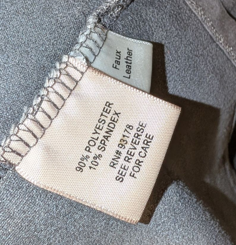 Philosophy Gray Faux Suede/Microsuede Dress, Size 12, A-Line Fit & Flare, Velvet
