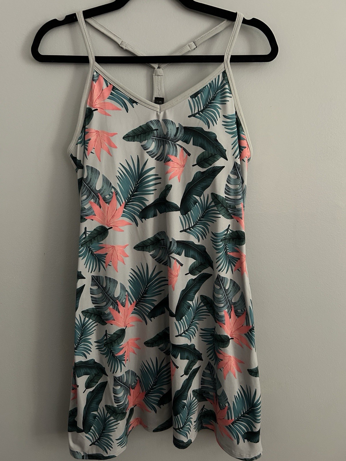 Kyodan Outdoor Racerback Sports Dress Botanical Print Size Medium