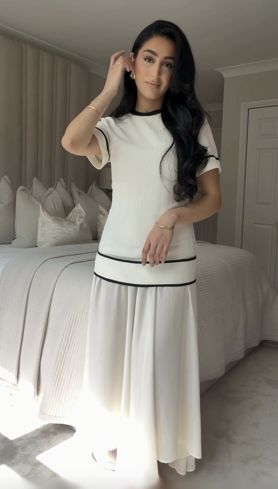 NWT H&M Layered-Look Dress S M L