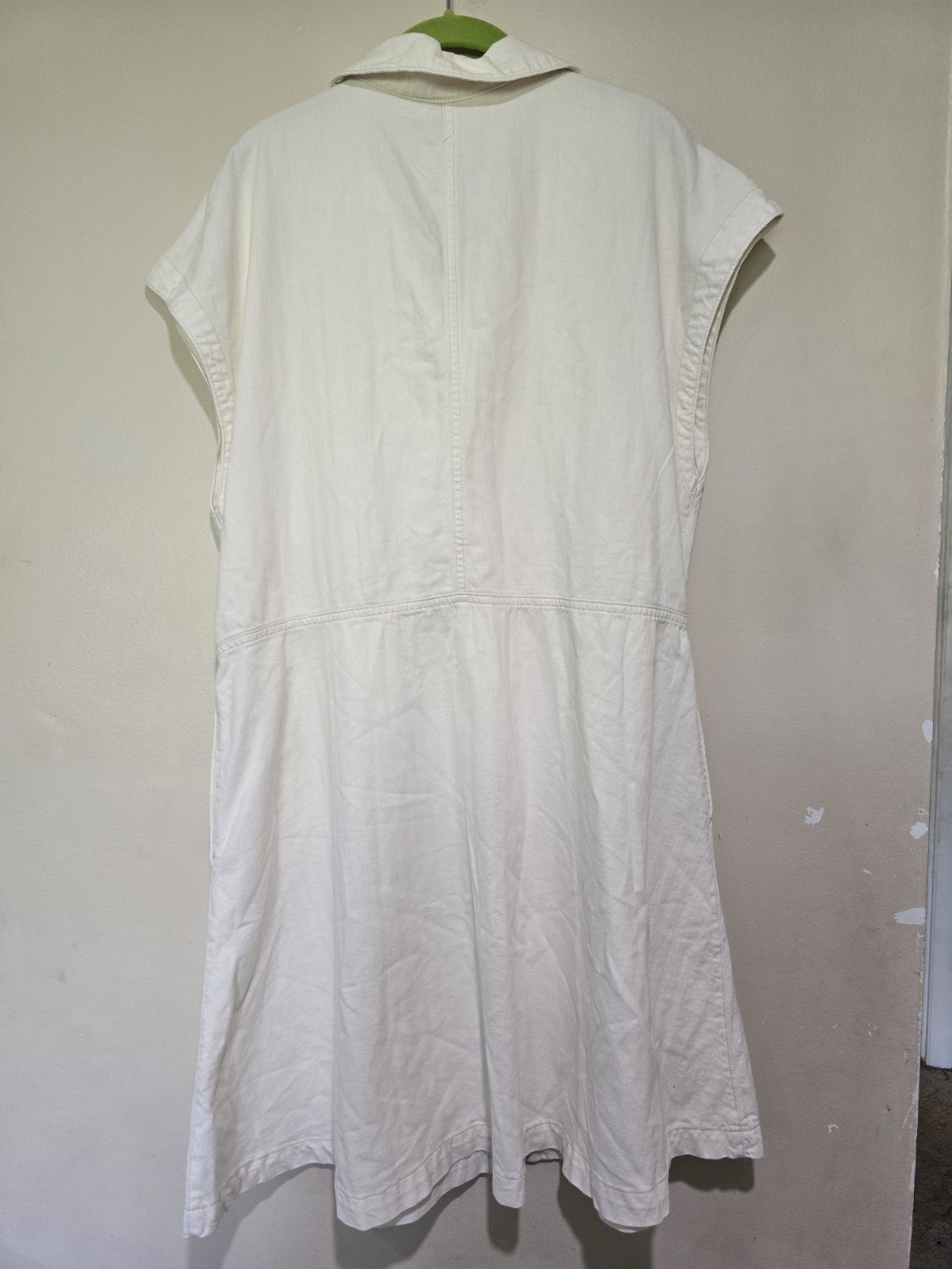 NWT Universal Thread White Denim Sleeveless Jumper Dress