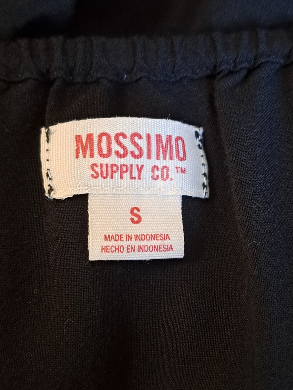 Mossimo Black Tiered Spaghetti Strap Fringe Hem Dress Small Boho Summer