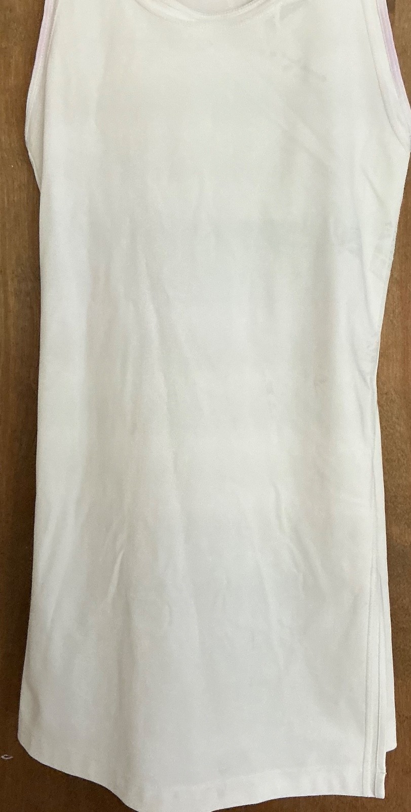 Tory Burch Performance Jersey Racerback Tennis Dress S White Tank Athletic