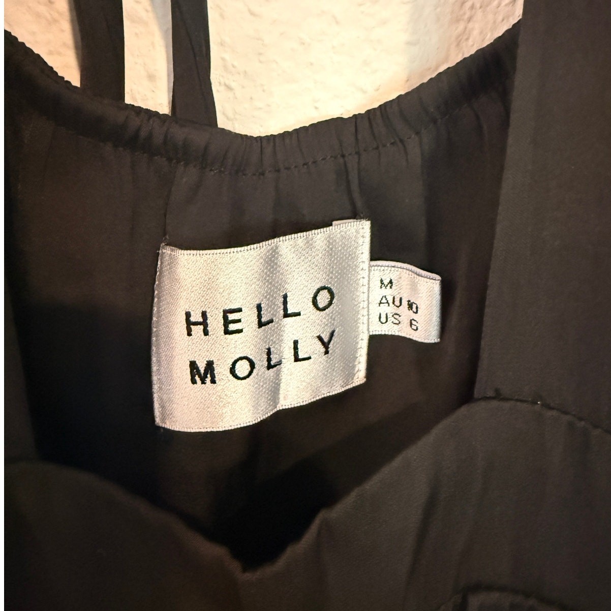 Hello Molly Black Halter Neck Backless Maxi Dress – Size 6