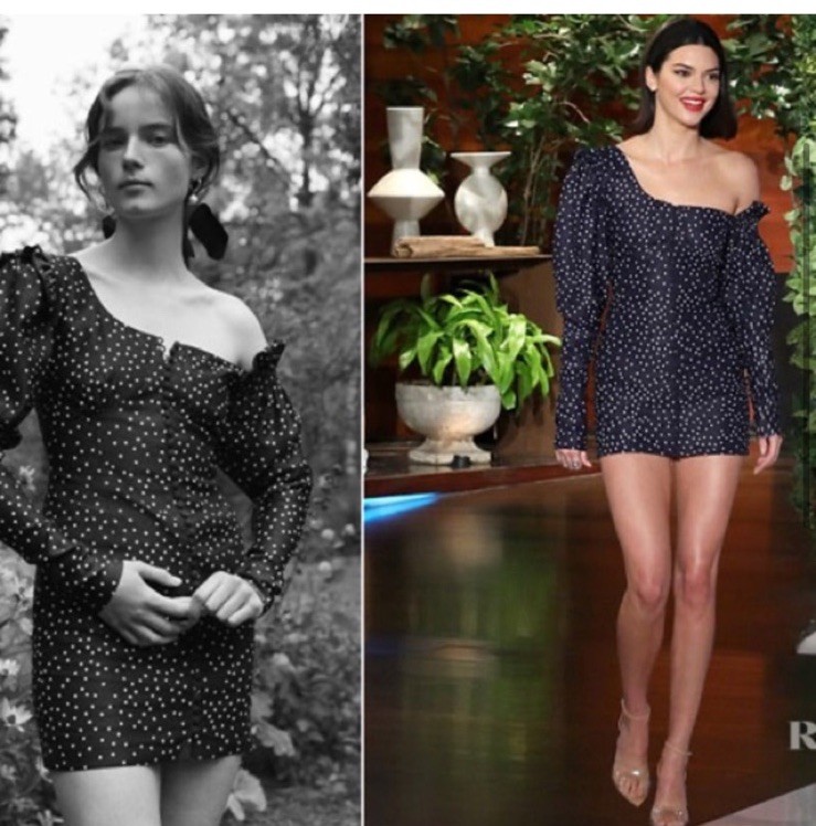 Magda butrym polkadot mini dress