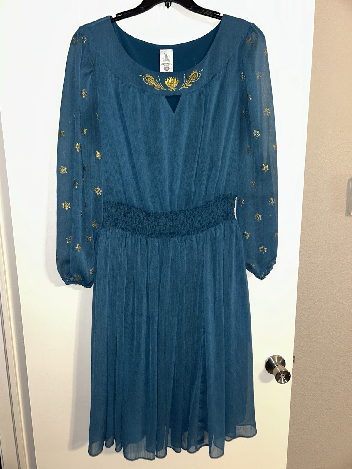 Disney Dress Shop Jasmine Turquoise And Gold Accident Dress