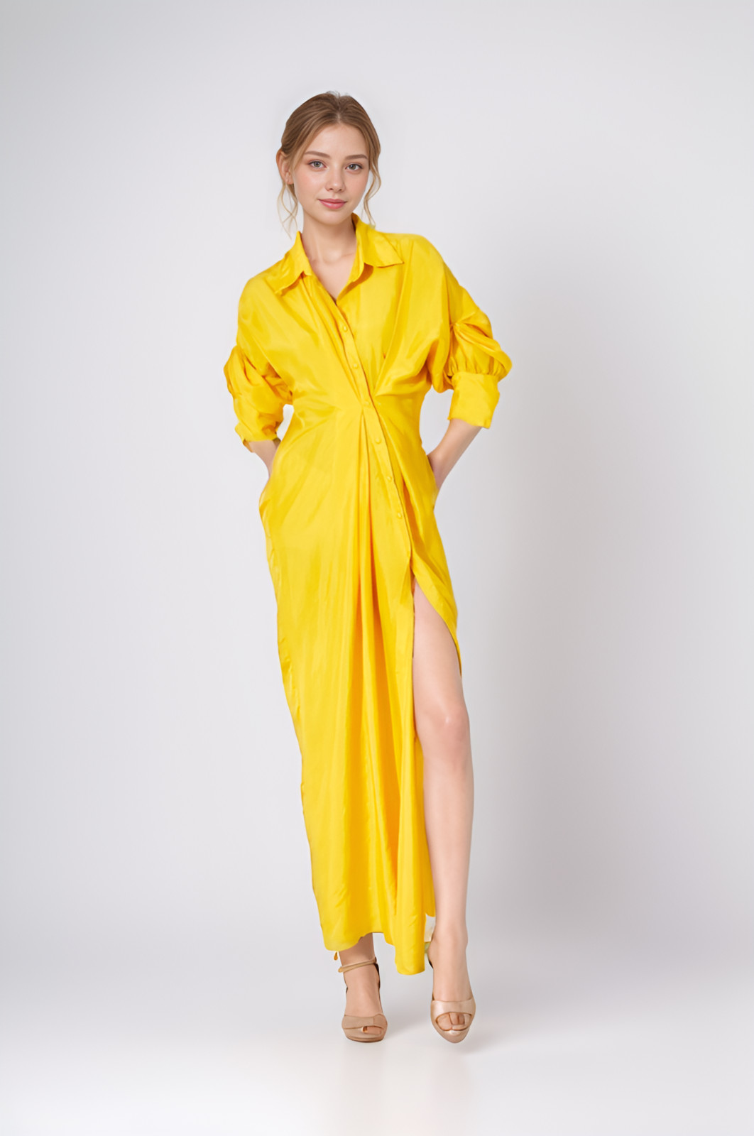 Amazing plain shirt style kaftan,party wear fancy dress,solid pettarn dress.