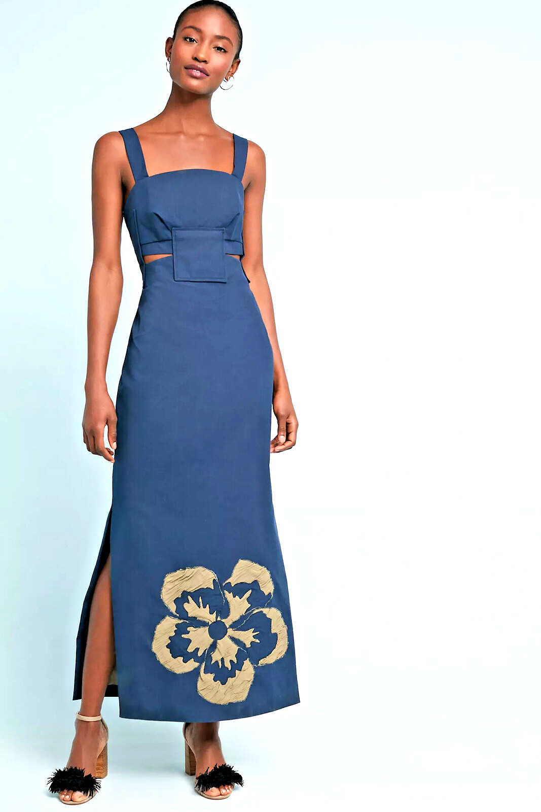 ANTHROPOLOGIE STUNNING ULTRA CHIC SUSSA MAUI CRUISE MAXI DRESS