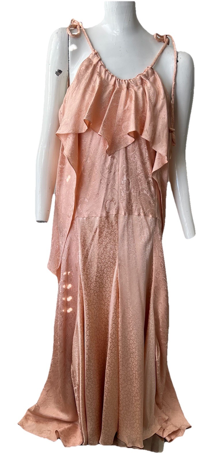 CHLOÉ 100% SILK JacquaRD Maxi dress – MADE IN FRANCE- 42