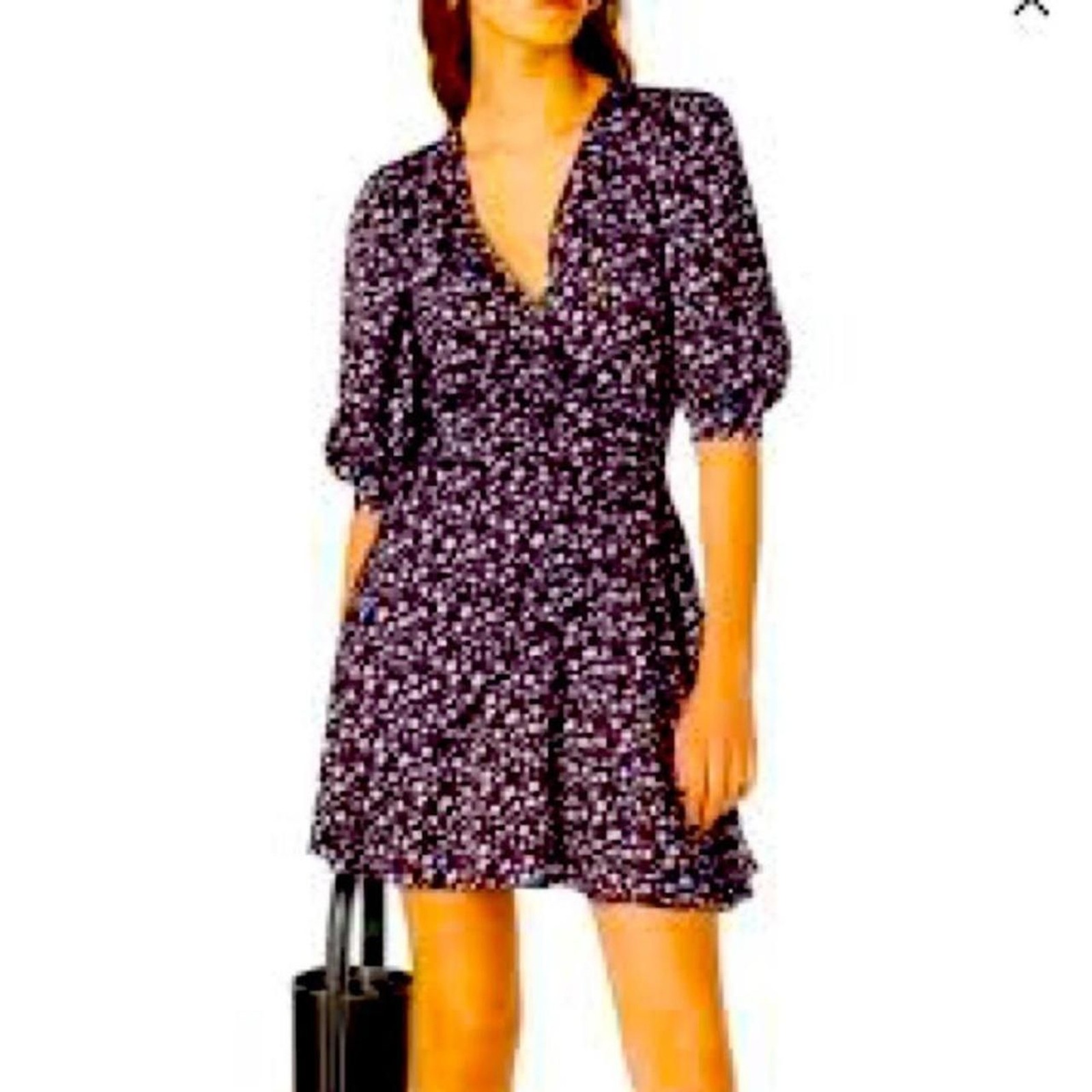 Unbranded Women’s Black and Purple Dress