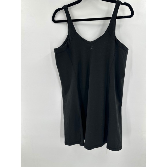 J. Crew Active Cloudstretch V Neck Sports Dress Black Large