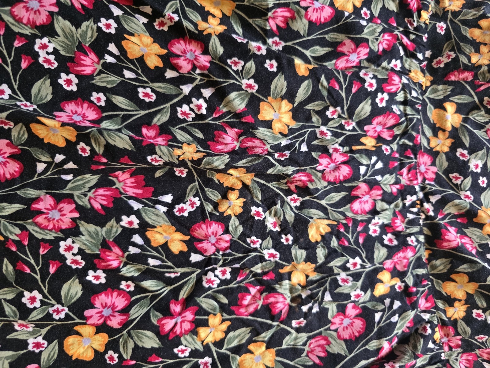 Old Navy Black Floral Smocked V-Neck Strappy Sleeveless Maxi Dress Womens XL