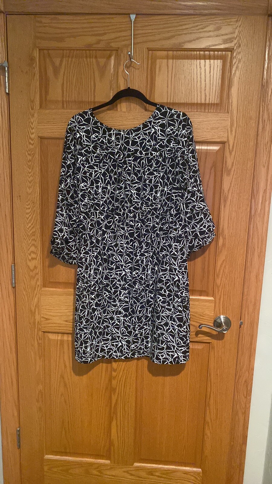 A.N.D. Ea Wy EUC woman’s black white dress XXL 2x