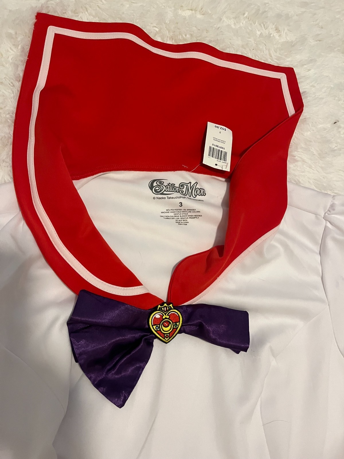 NEW NWT Hot Topic Sailor Moon Sailor Mars plus 3X dress Cosplay
