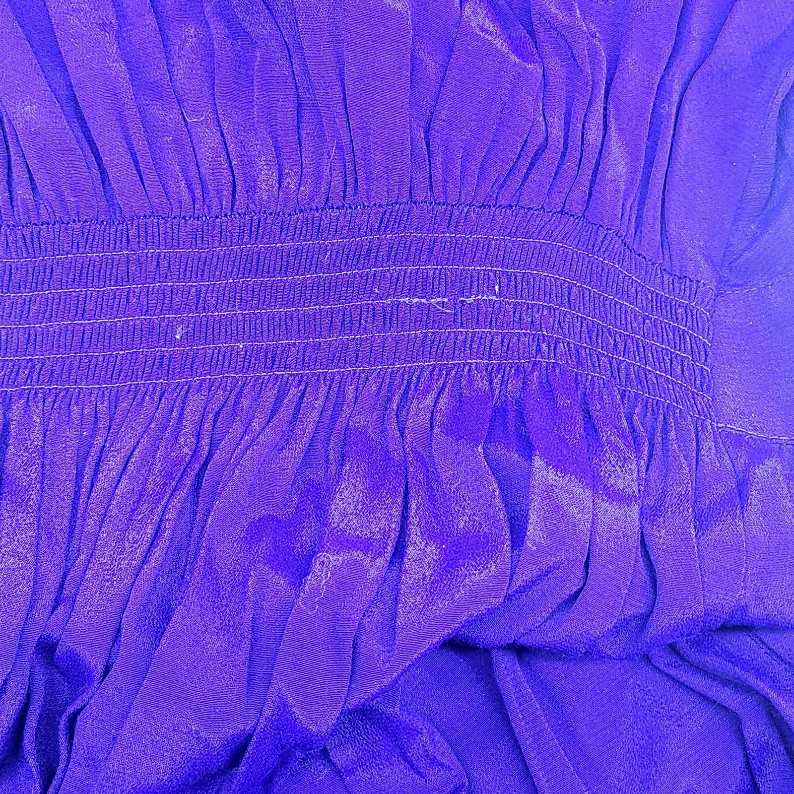 KSL Karin Stevens Purple Midi Dress 16W Lace Collar Pearl Buttons Cottagecore