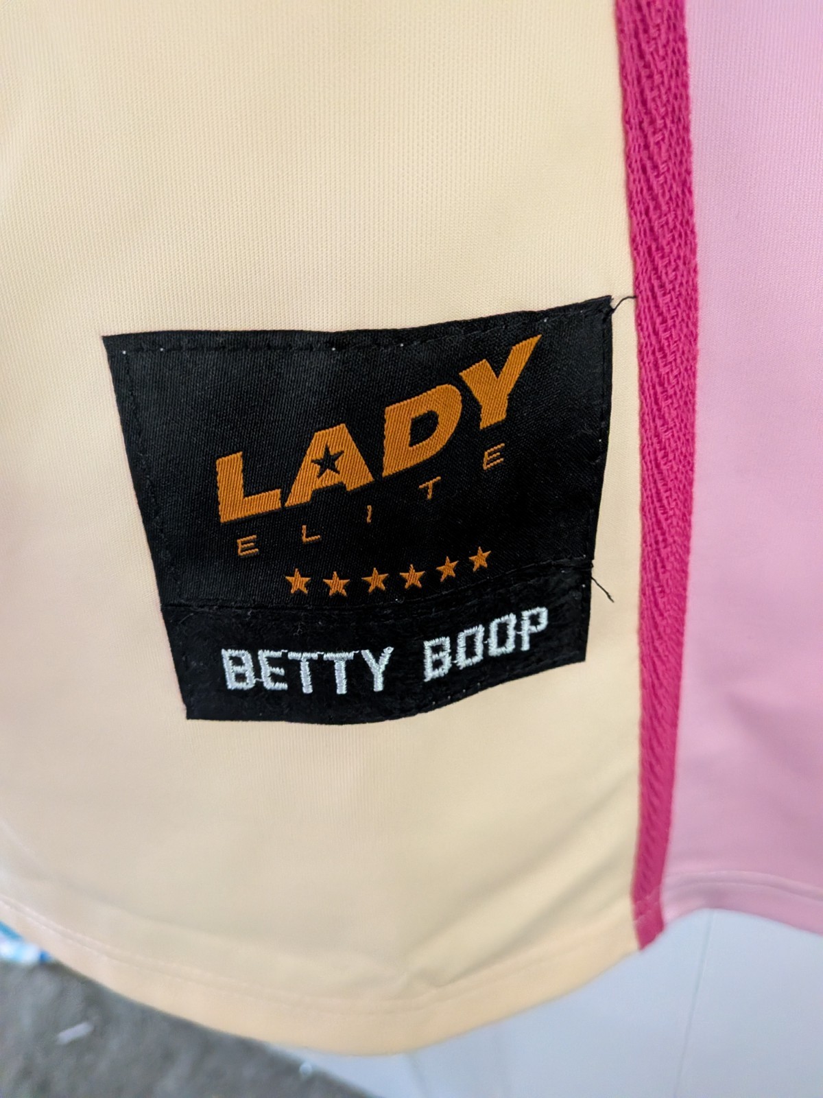 Headgear Classics Basketball Jersey Dress Lady Elite Betty Boop Be Mine Beige L