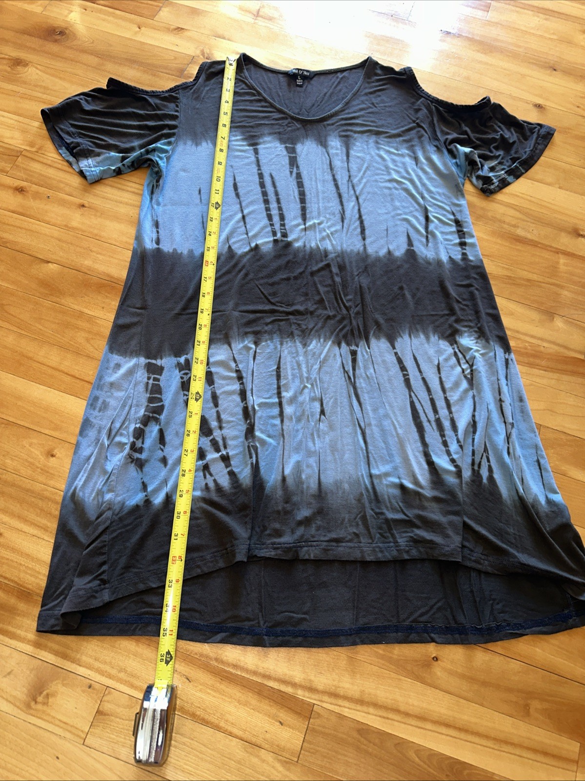Yak & Yeti Tie Dye Boho Swing Dress Easy Wear Women’s Large Fair Trade Nepal