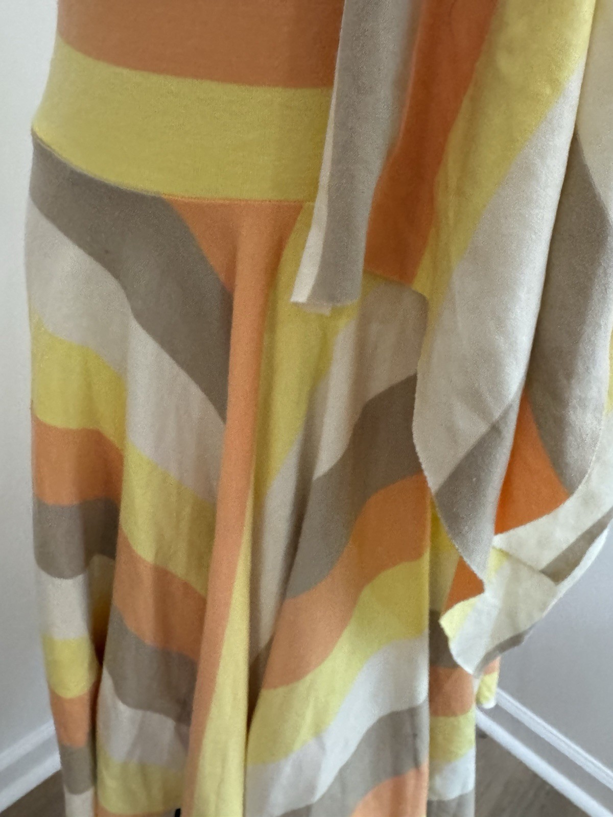 Tiffany Alana Strapless Multicolor Striped Knit Dress SZ M/L Vintage Y2K 20+YO