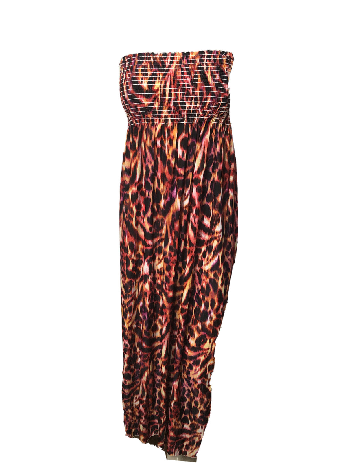 Maxi Dress Jordan Taylor Size Large Red Beach Strapless Summer convertible