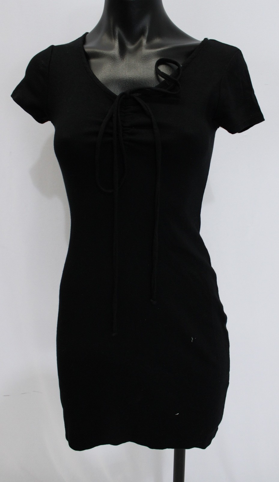 Michael Stars Women’s Petite Short Sleeve Mini Dress NC3 Black Size SP