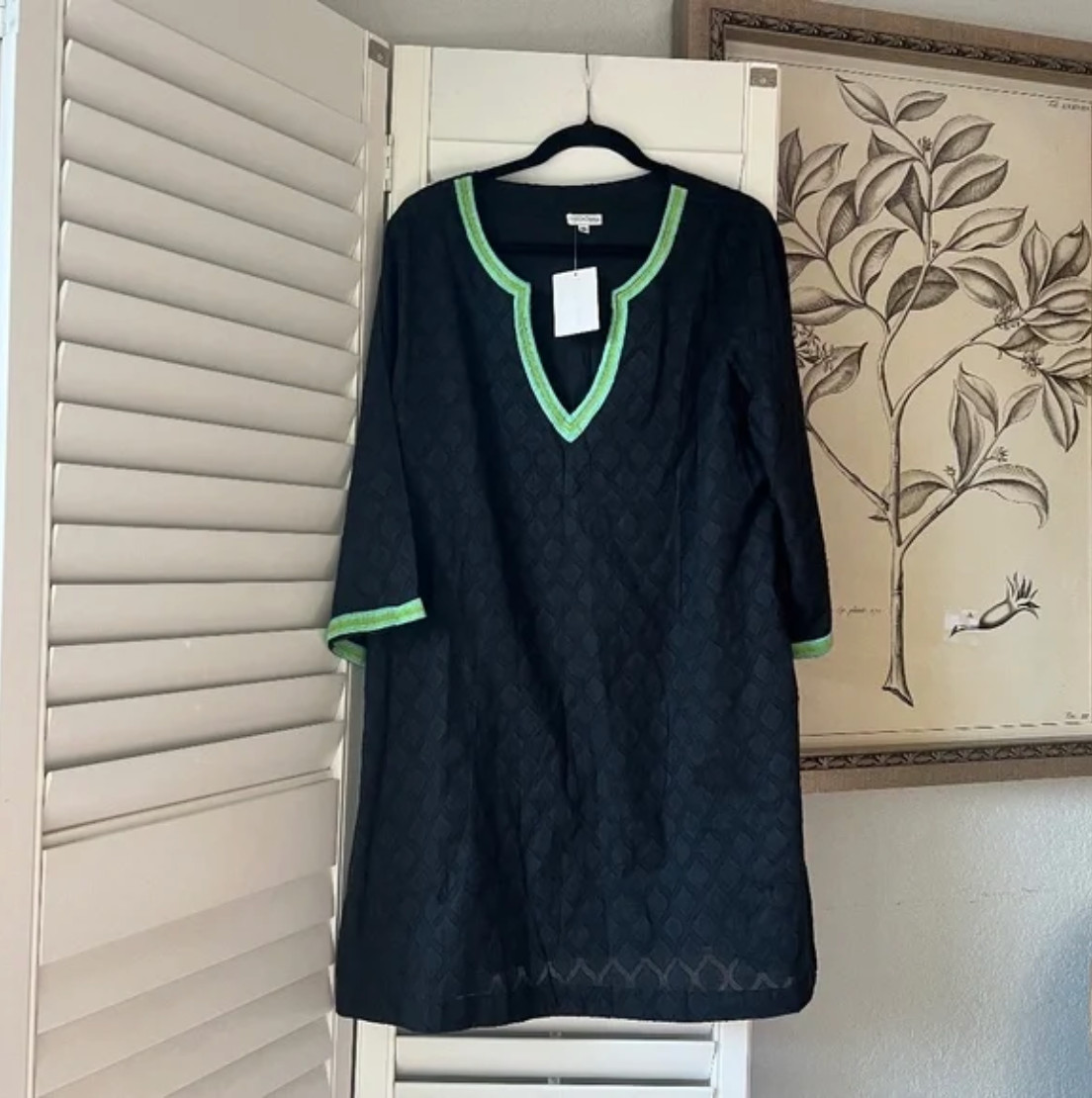 ModaPosa Giovanna Jacquard Bell Sleeve Resort Wear