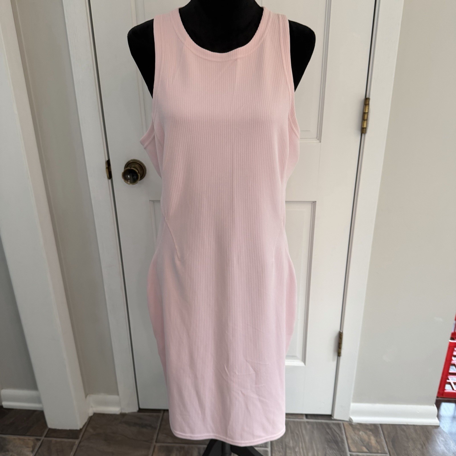 Lululemon Ribbed Softstreme Slim-Fit Tank Dress Women’s 14