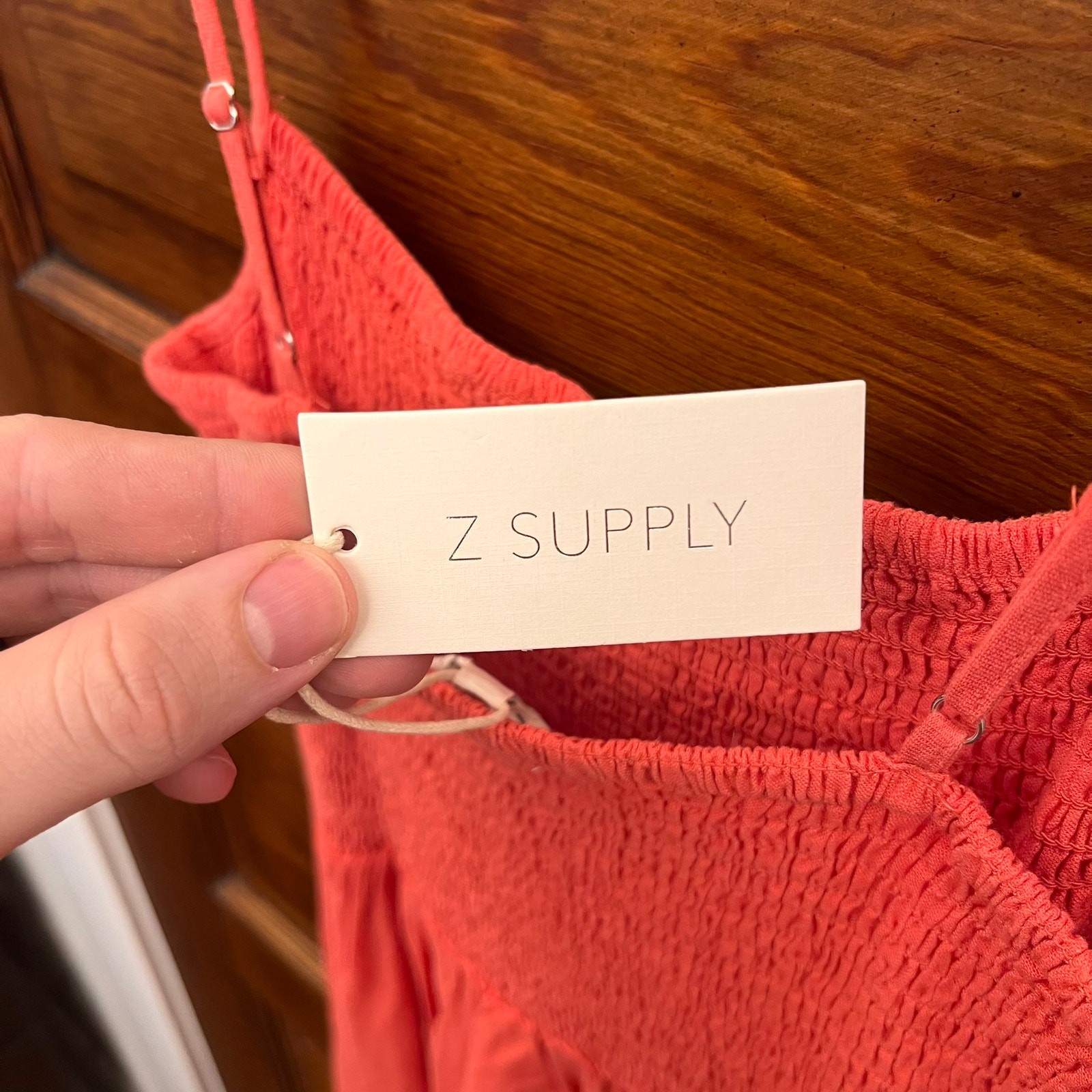 Z Supply Bayside Linen Maxi Dress Persimmon sz XS NWT’s $129 Women’s