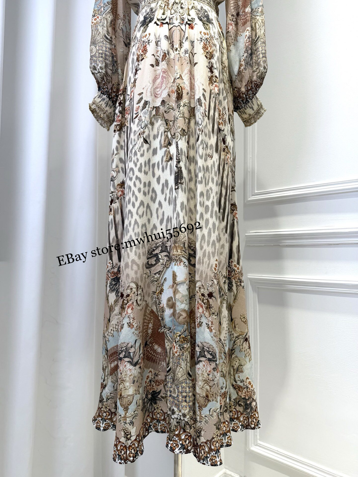 CAMILLA 2026 Maxi Dresses Luxury Elegant Temperament Slim Holiday Print Dress