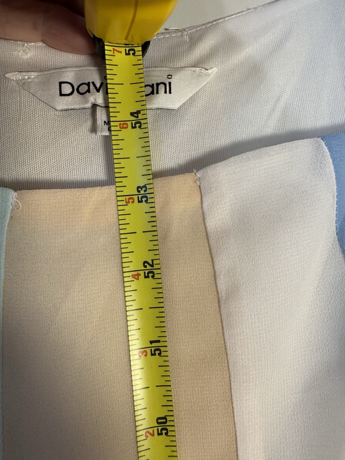 Davi & Dani Colorblock Maxi Dress S Multicolor Adjustable Straps Scoop Neck