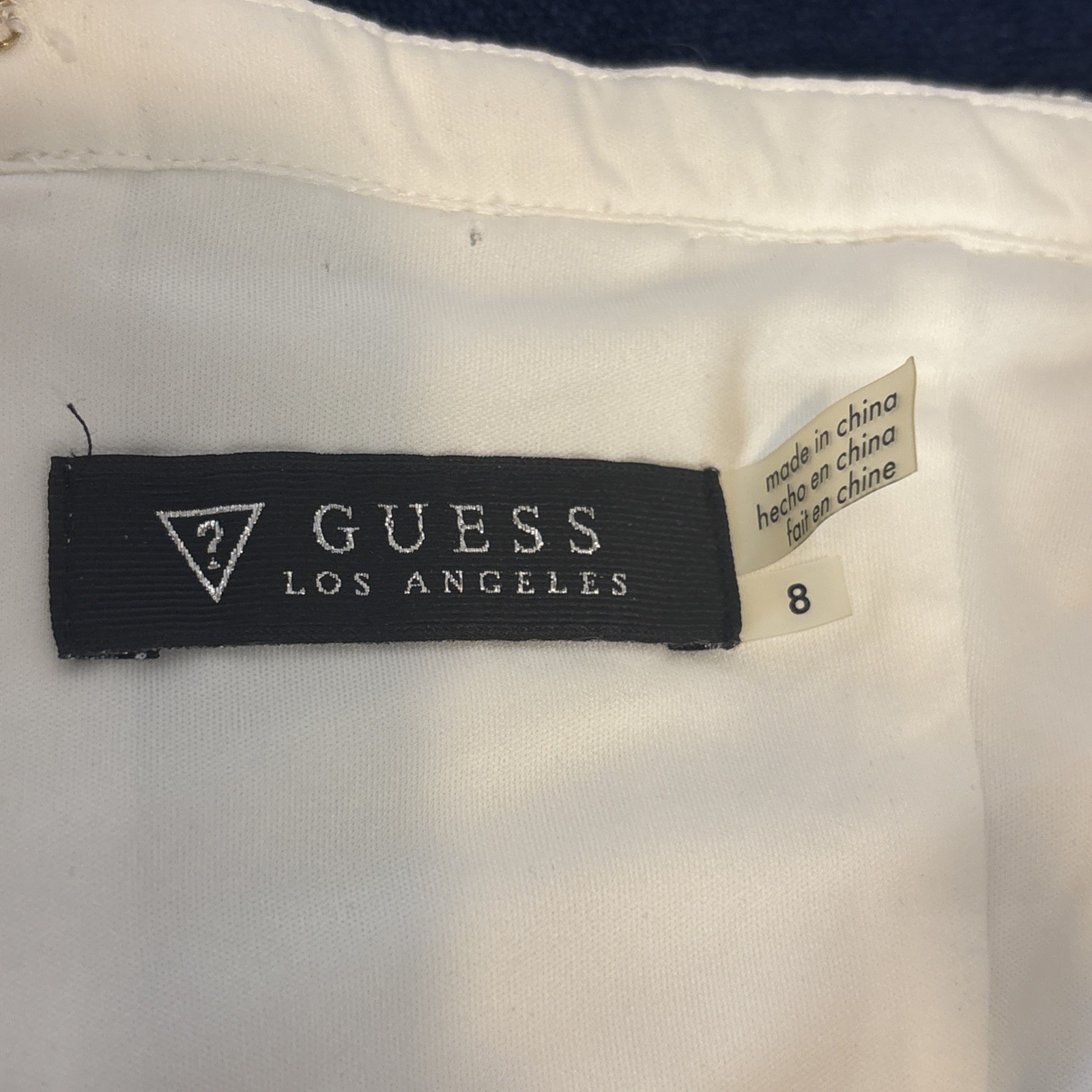 Guess Cream ivory Cocktail evening wedding Dress size 8