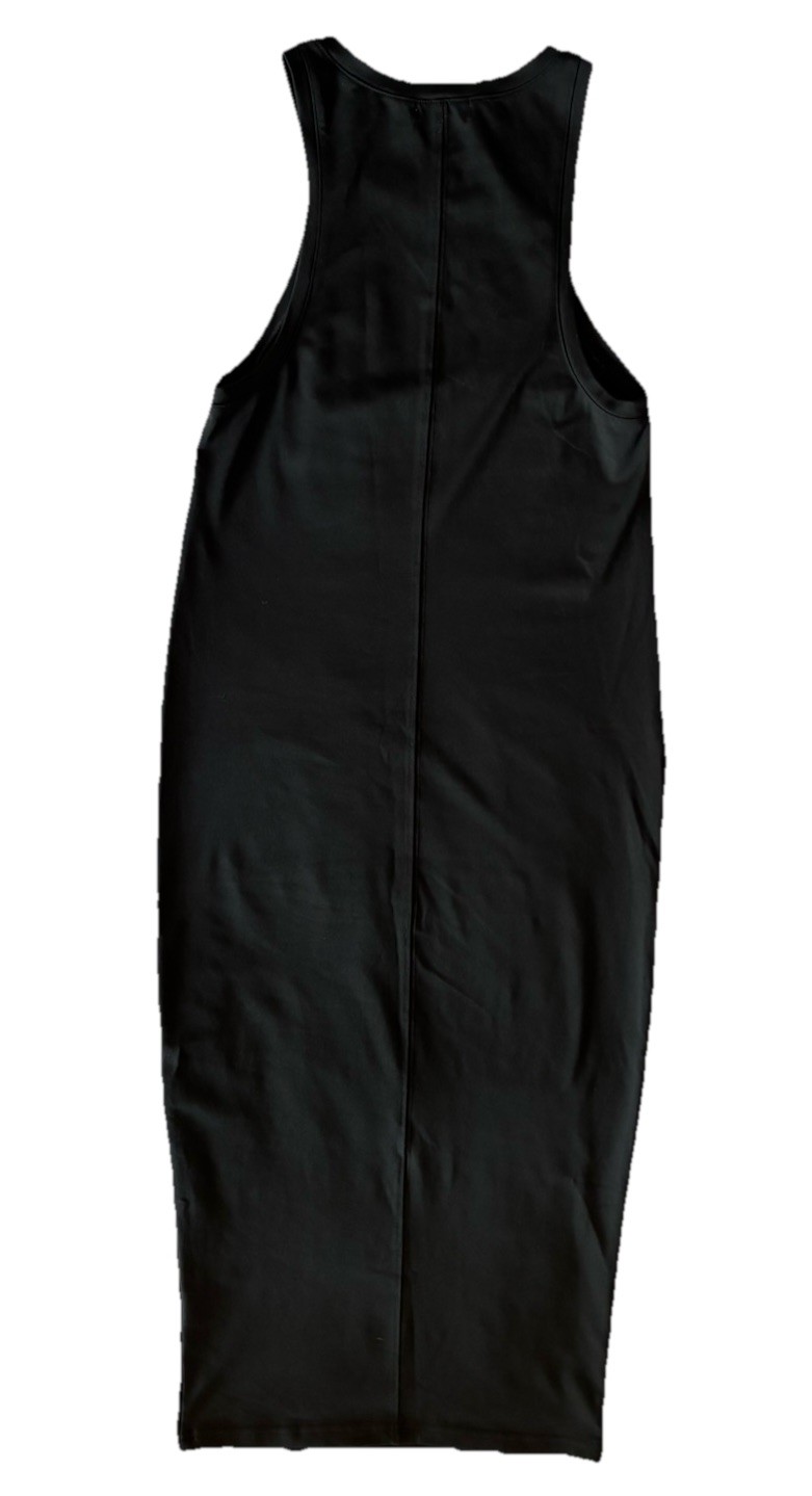 Leith Women Black Long Bodycon Sleeveless Tank Stretch Maxi Dress Small Athletic