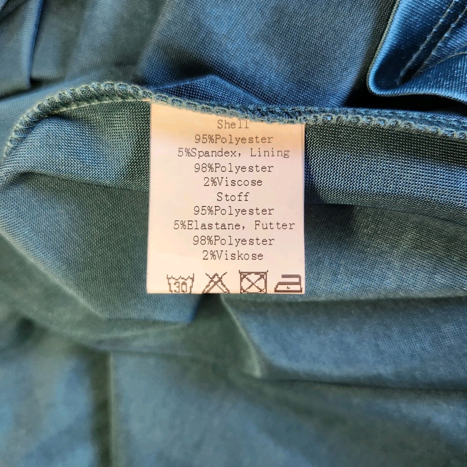 Belle Poque Vintage Teal Satin Twisted Cocktail Dress With Black Belt Size S
