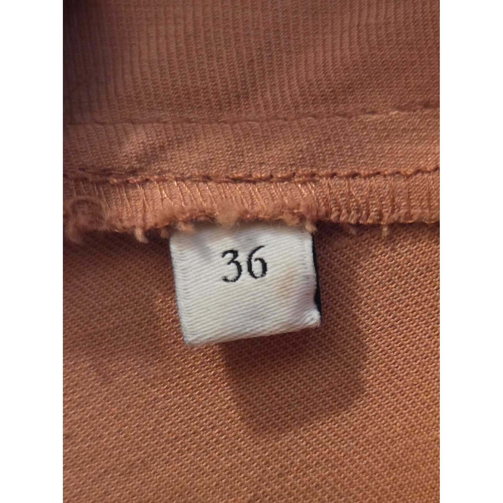 Sandro Amaria Cross-Over Neckline Dress, Camel, Caramel, Fall, Sz FR 36/US S