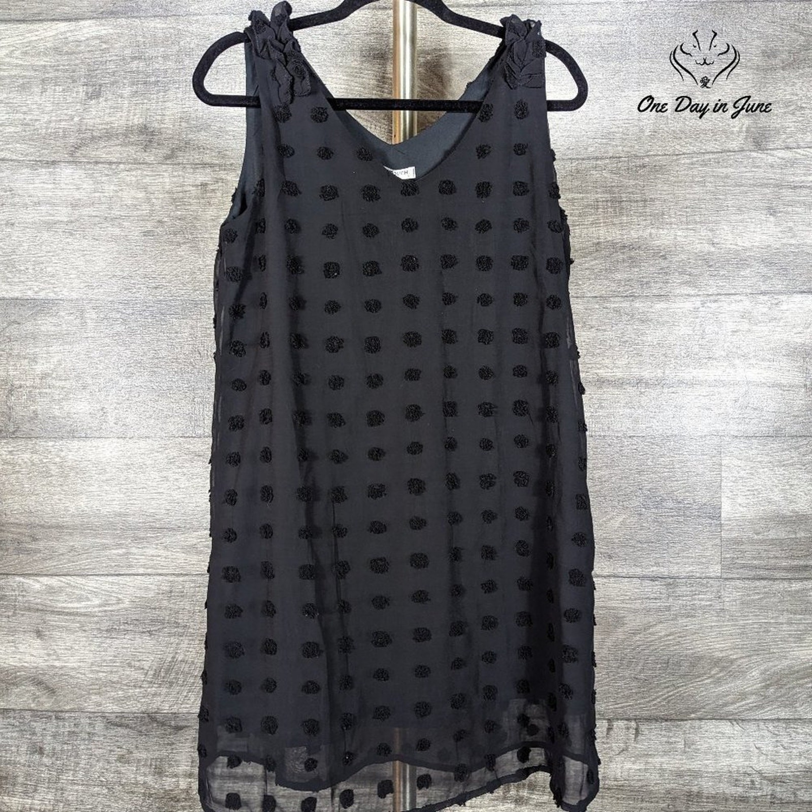 Hotouch Sleevless Sheer Lined Mini Dress Size S