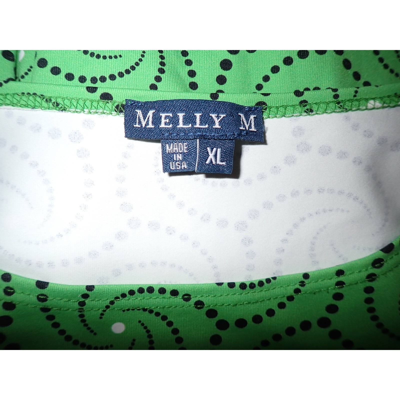 MELLY M Boatneck Cayman Shift Dress Green Blue Career Office Women’s M