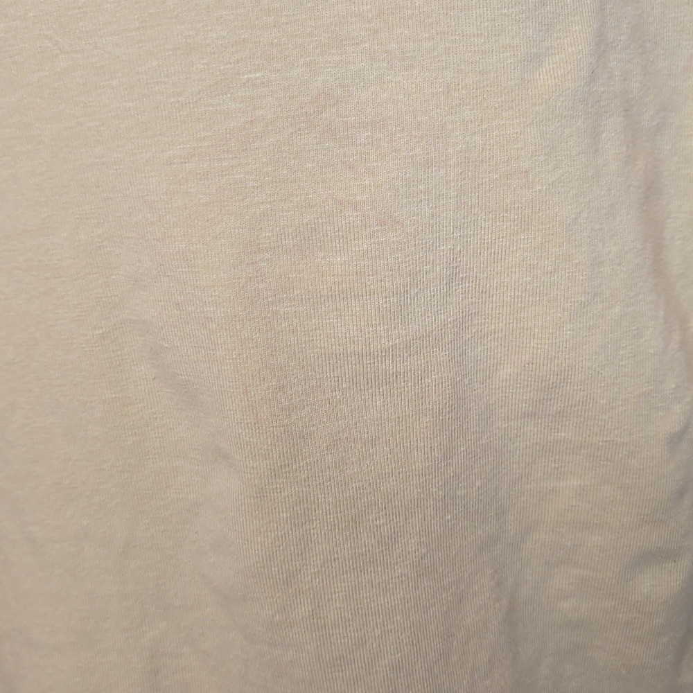 Rebellious One Tan Short Sleeve Fitted Jersey Mushroom Print Dress – Size Medium