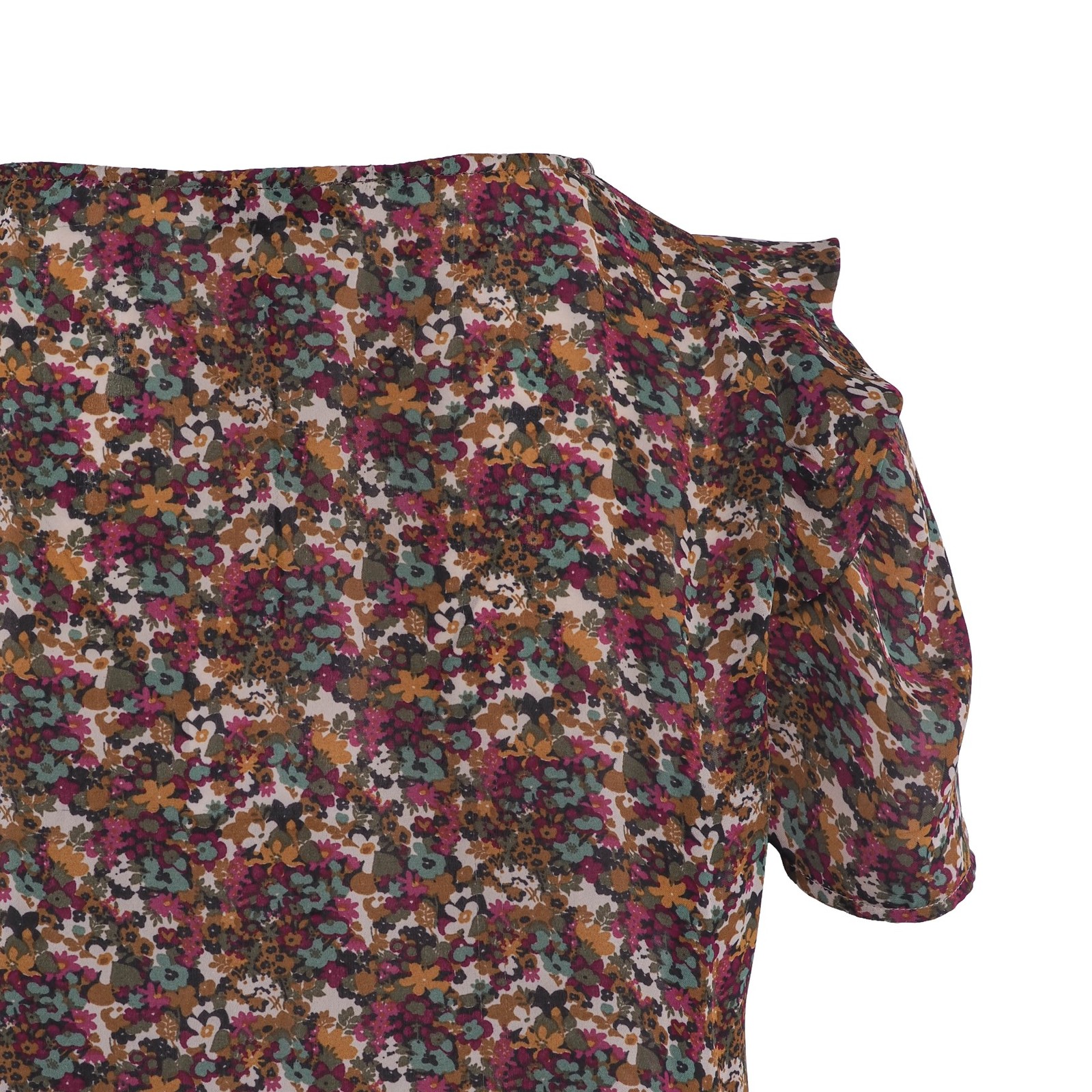 Sandro Paris women’s dress multi-colored floral sleeveless size 40 FR DE 38