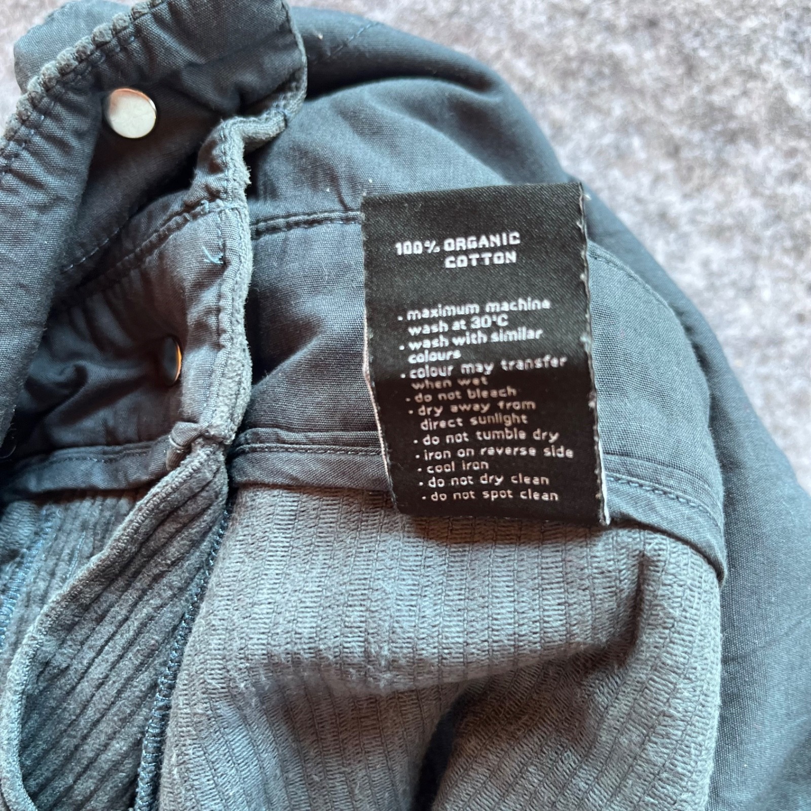 Finisterre Womens Corduroy Dungaree Dress UK 12 Blue Cotton Pinafore Casual Midi