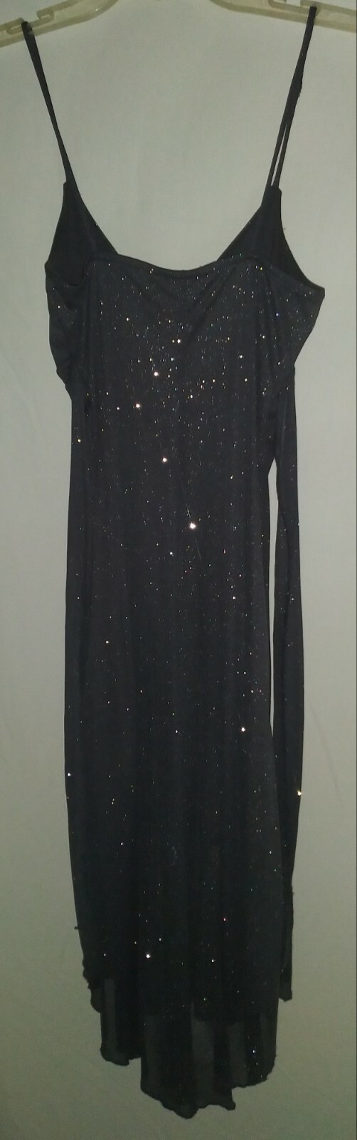 Size Small – Gray Silver Shimmery Glittery Fabric Flowing Dress