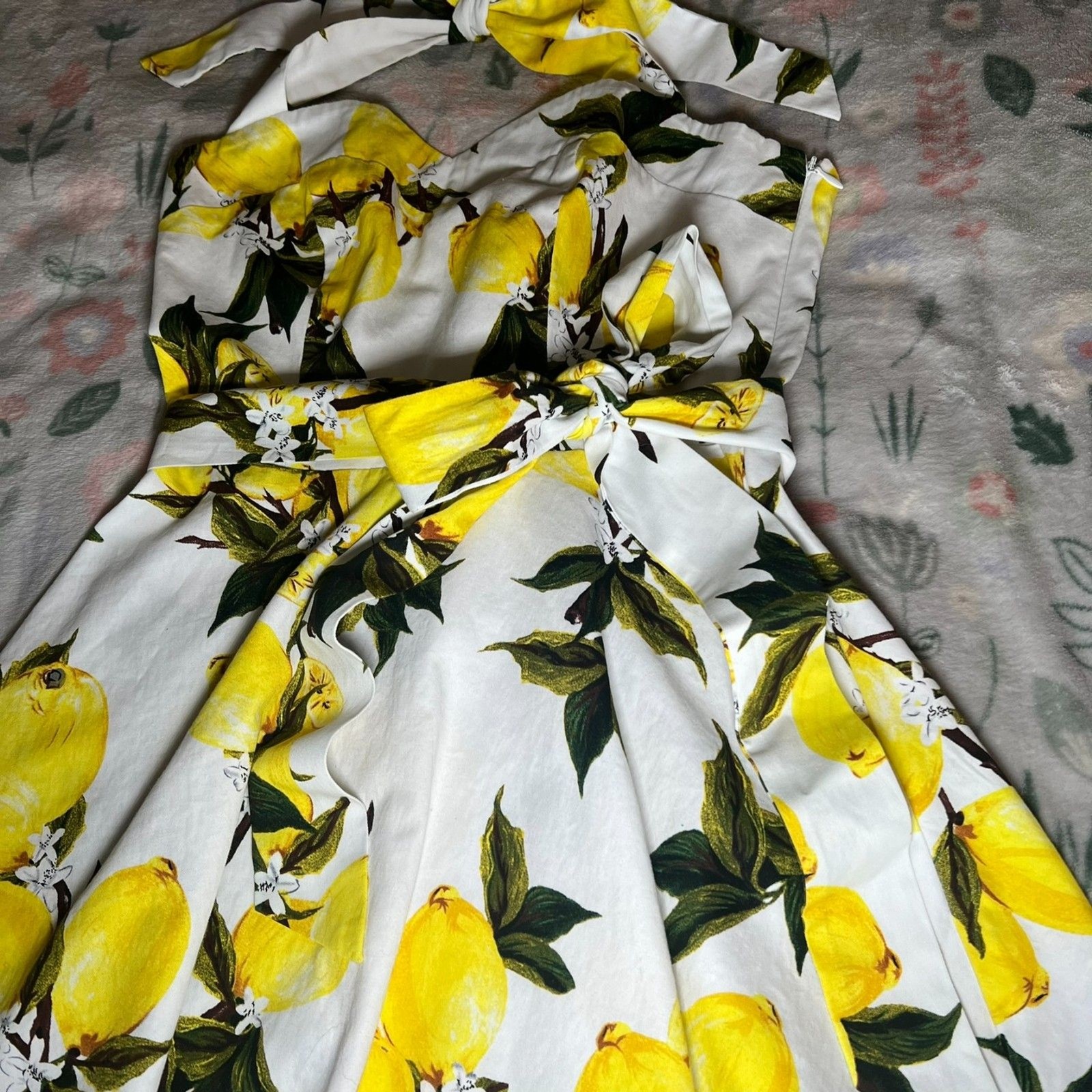 Retro 50s Swing Dress S – Rockabilly Americana Pin-Up Cottage Boho Picnic Preppy