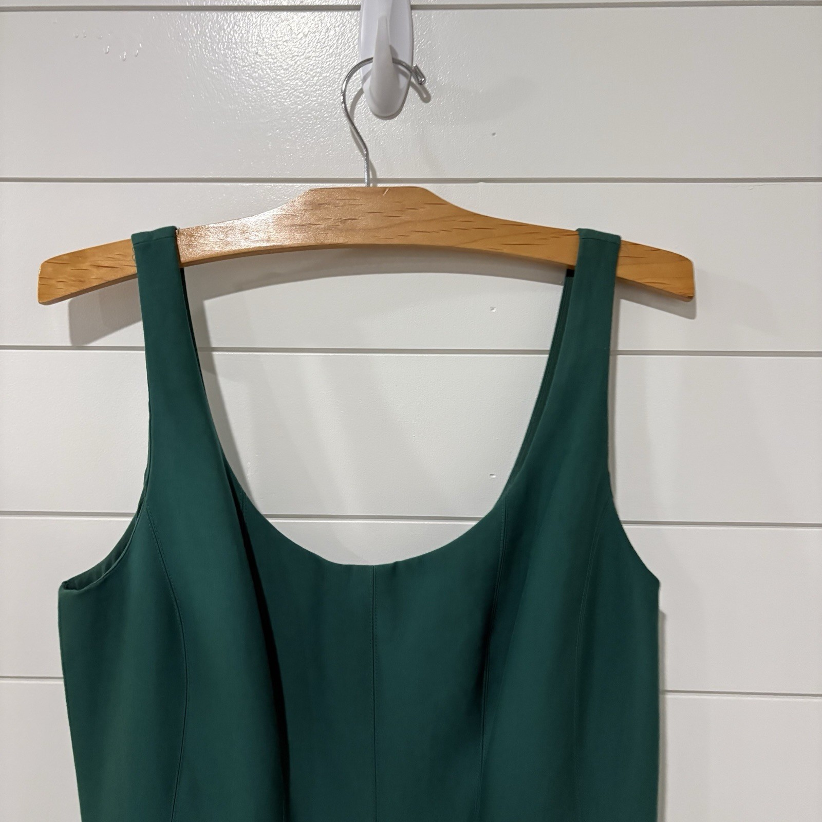 Halston Heritage | Faille Tulip Mini Dress Green Holiday Party NWT- Size 12