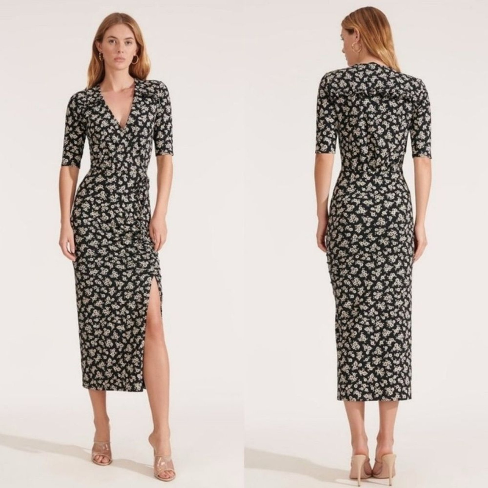 NWOT Veronica Beard Mariposa B&W Floral Dress Size S (Retail $298)